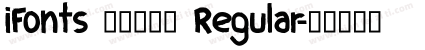iFonts 航天遨游体 Regular字体转换